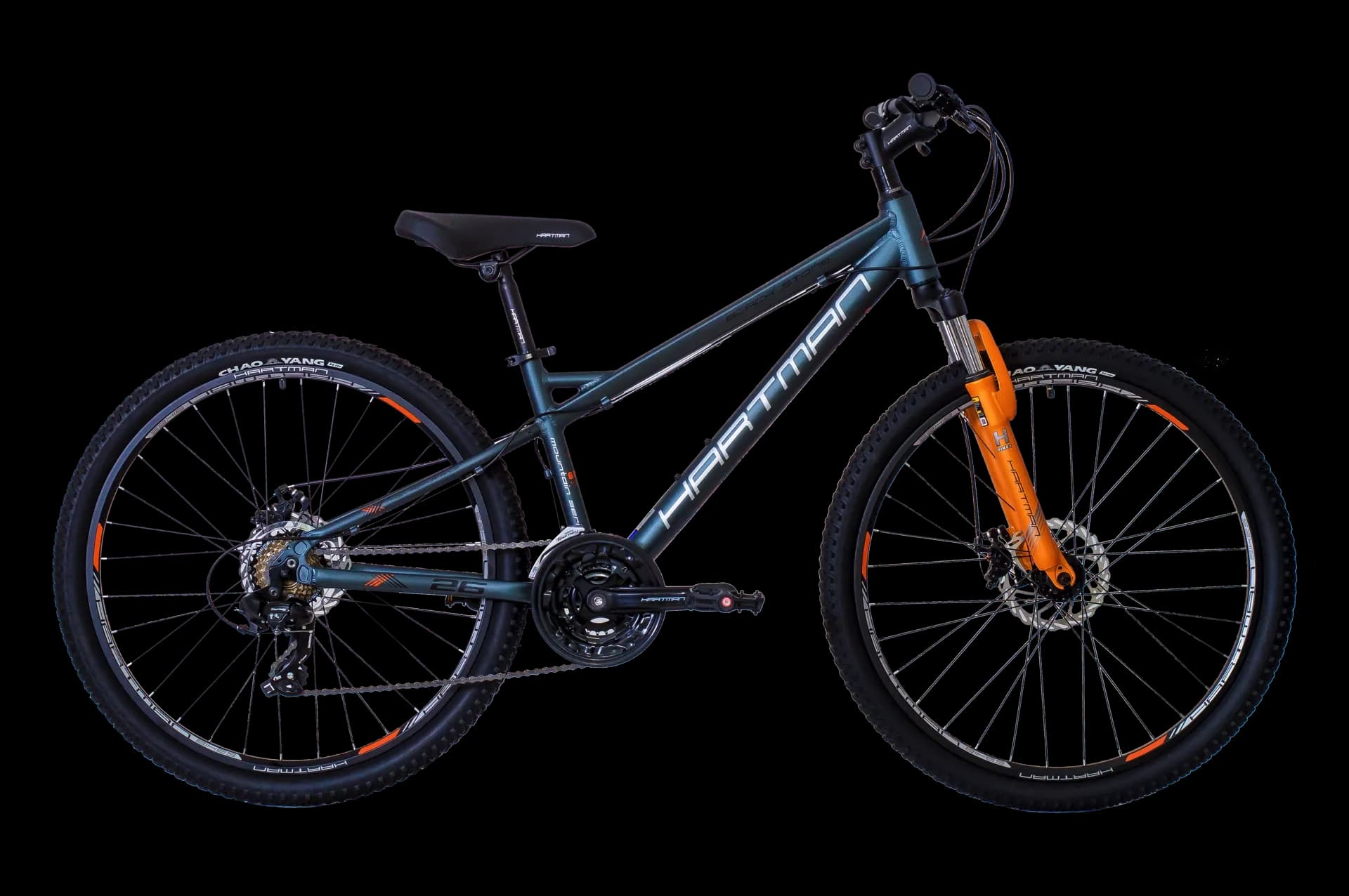 Велосипед Hartman 27.5" Black Stone