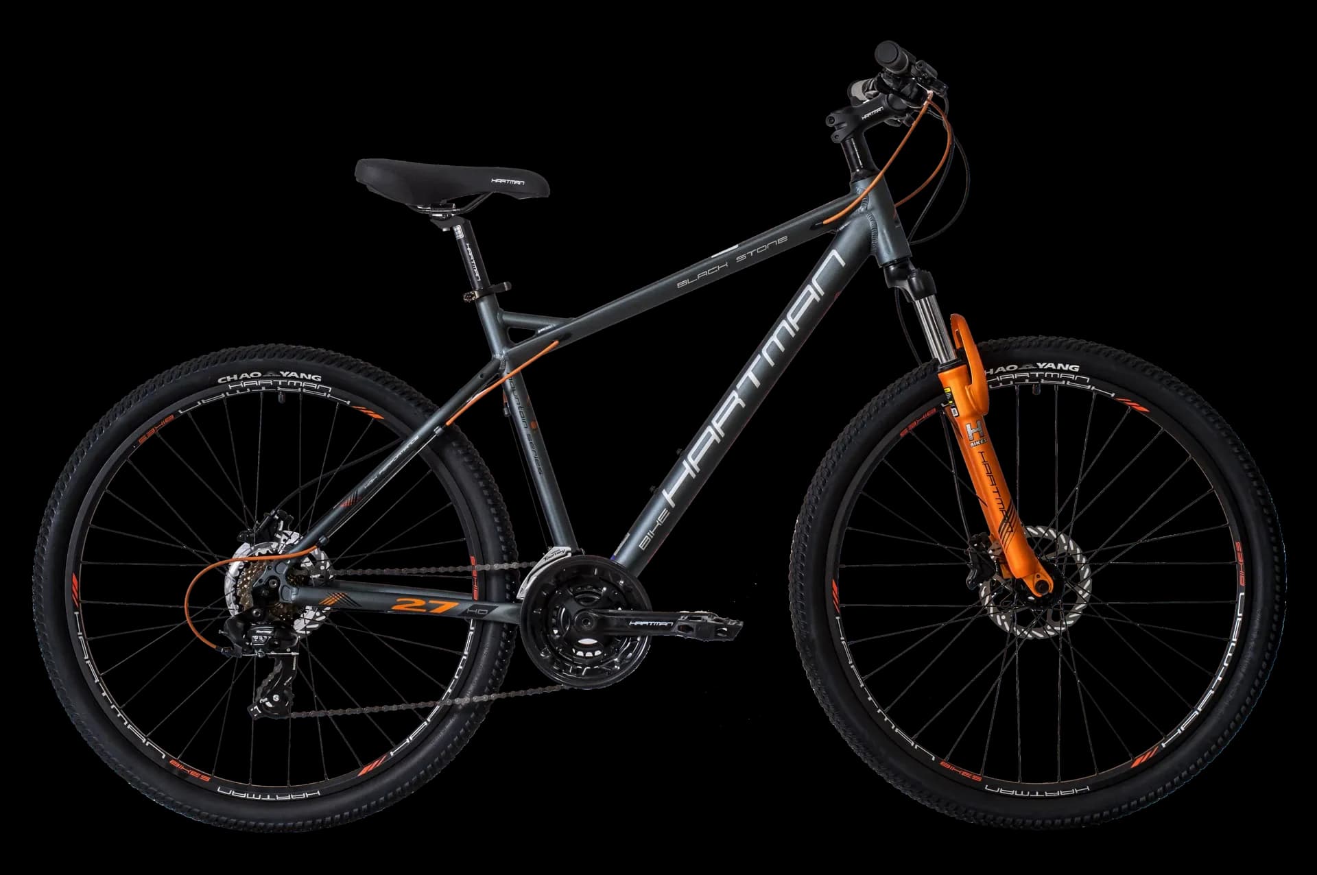 Велосипед Hartman 27.5" Black Stone (2025)